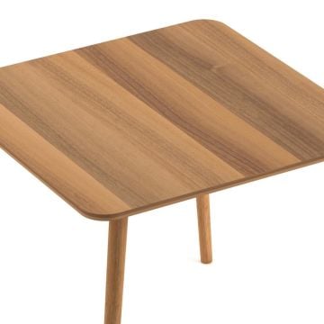 Kare Mutfak Masası 90x90cm Ceviz