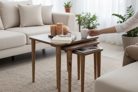 Letto Zigon Sehpa Ceviz