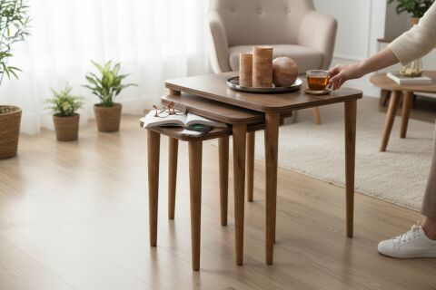 Letto Zigon Sehpa Ceviz