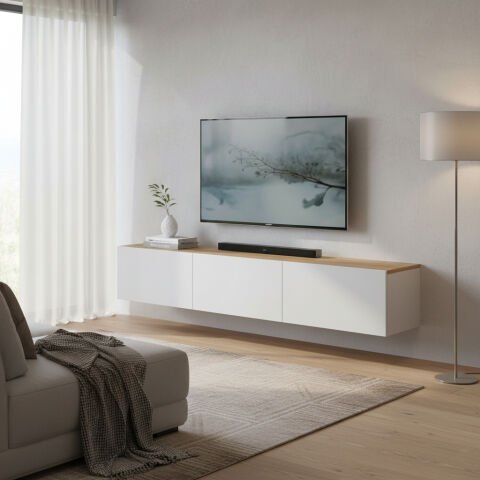 Palm Tv Ünitesi 180cm Beyaz Meşe