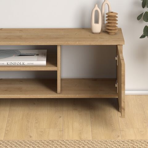 Cube Tv Ünitesi 120cm Meşe