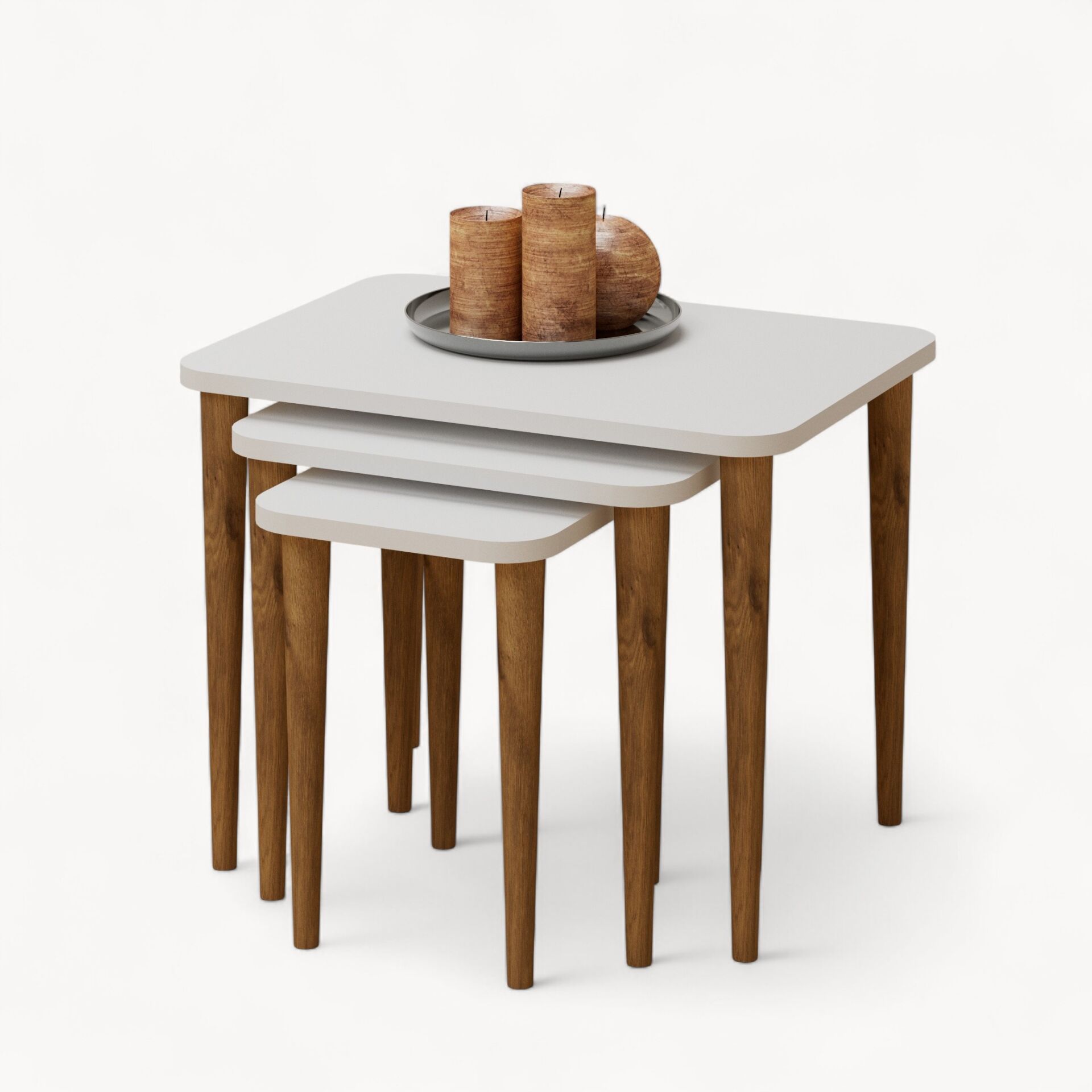 Letto Zigon Sehpa Beyaz