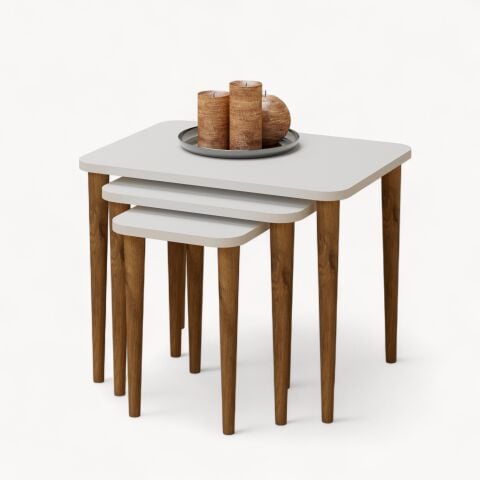 Letto Zigon Sehpa Beyaz