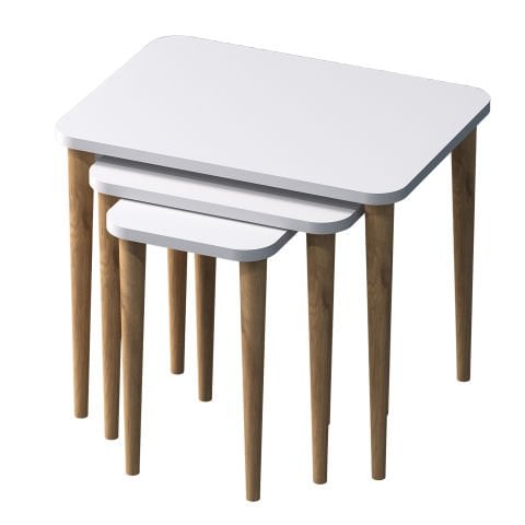 Letto Zigon Sehpa Beyaz