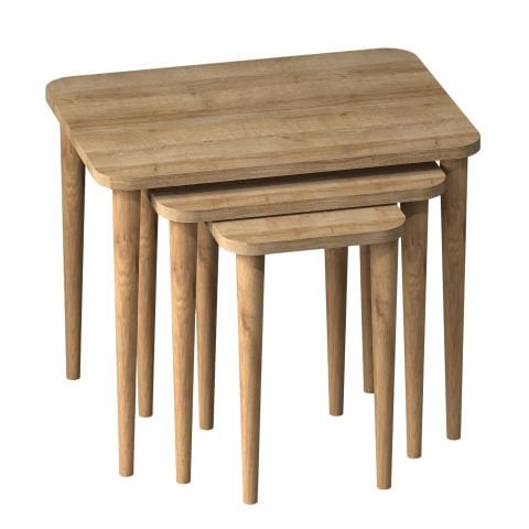 Letto Zigon Sehpa Meşe