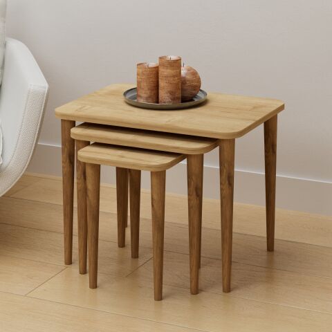 Letto Zigon Sehpa Meşe