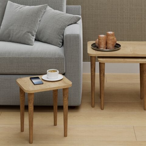 Letto Zigon Sehpa Meşe