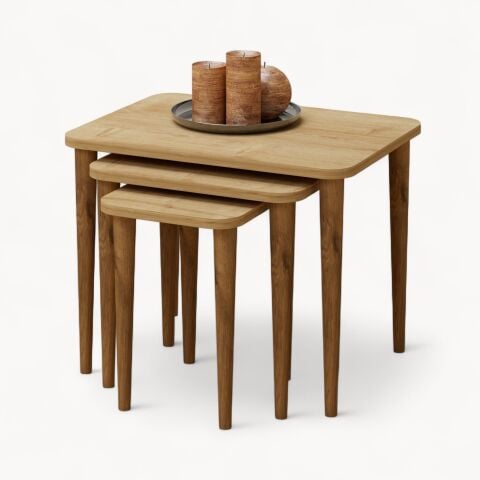 Letto Zigon Sehpa Meşe