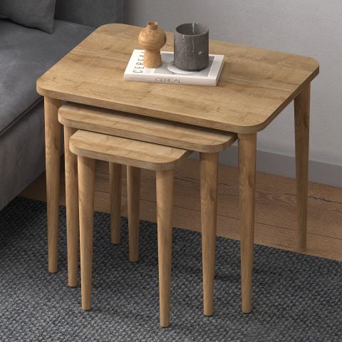 Letto Zigon Sehpa Meşe