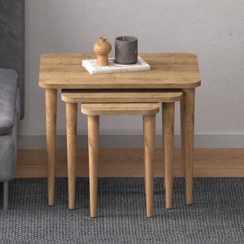 Letto Zigon Sehpa Meşe