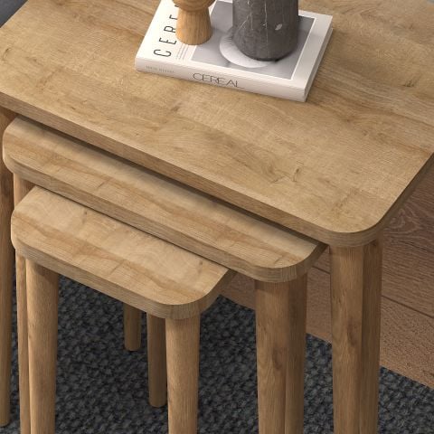 Letto Zigon Sehpa Meşe