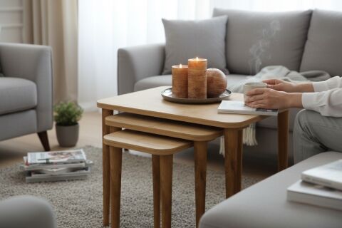 Letto Zigon Sehpa Meşe