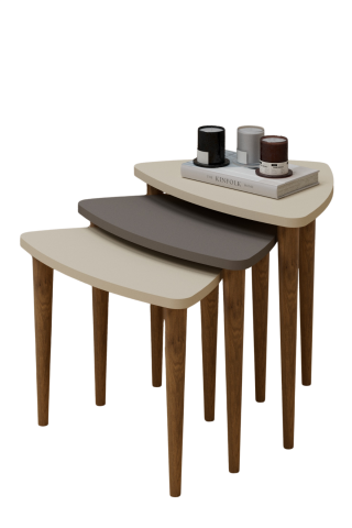 Bolero Zigon Sehpa Krem Cappuccino Krem