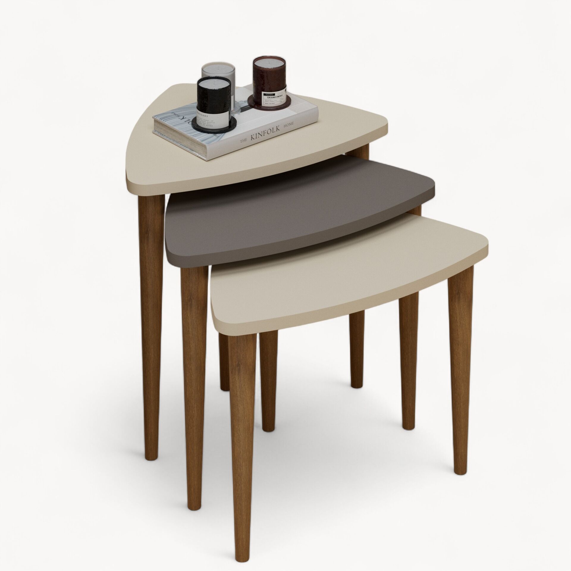 Bolero Zigon Sehpa Krem Cappuccino Krem