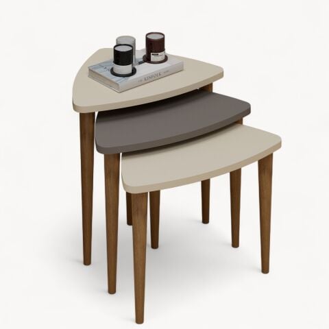 Bolero Zigon Sehpa Krem Cappuccino Krem