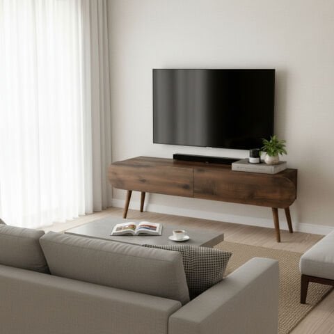 Lotus Tv Ünitesi 120cm Ceviz