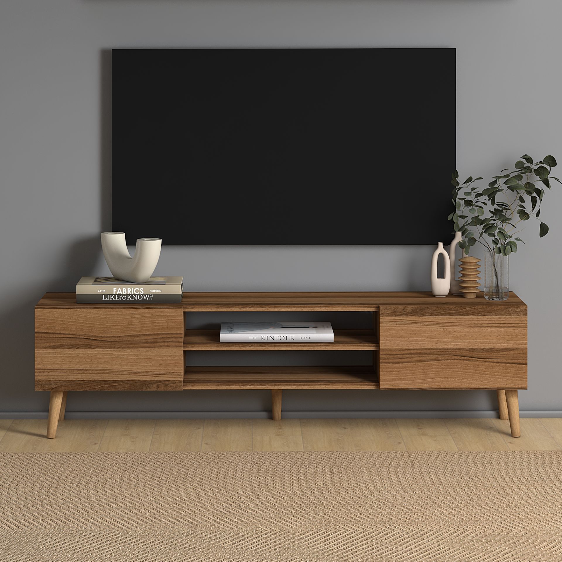 Plane Tv Ünitesi 150cm Ceviz
