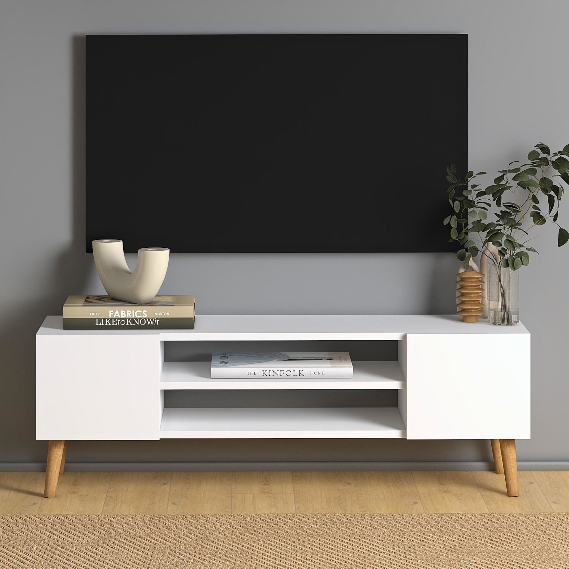 Etna Tv Ünitesi 120 cm Beyaz