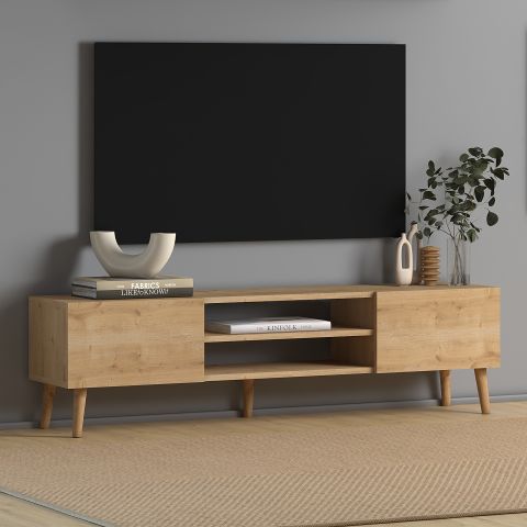 Plane Tv Ünitesi 150cm Meşe