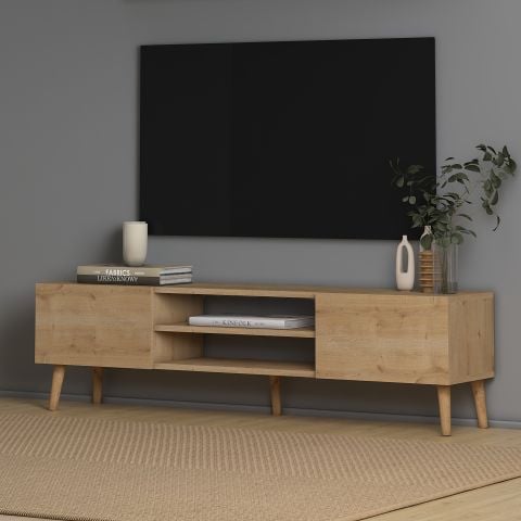 Plane Tv Ünitesi 150cm Meşe