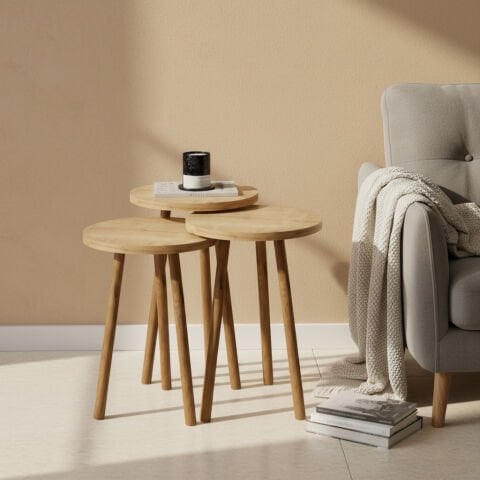 Roma Zigon Sehpa Meşe