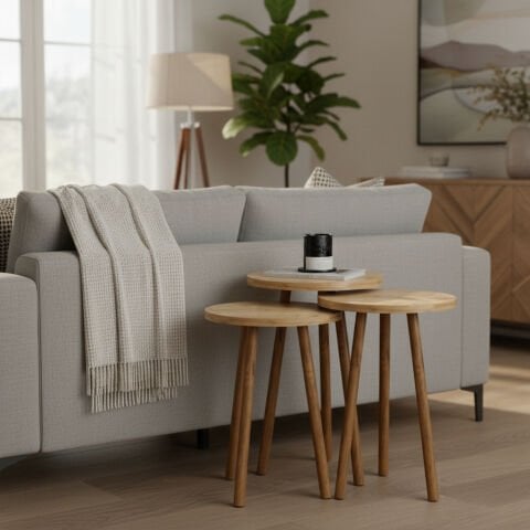 Roma Zigon Sehpa Meşe